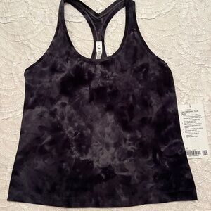 Lululemon Cool Racerback Short Tank *Nulu in Diamond Dye Graphite Grey size 10